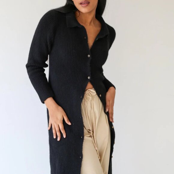 Tach Zoa Alpaca Blend Knit Midi Dress S - Picture 3 of 16